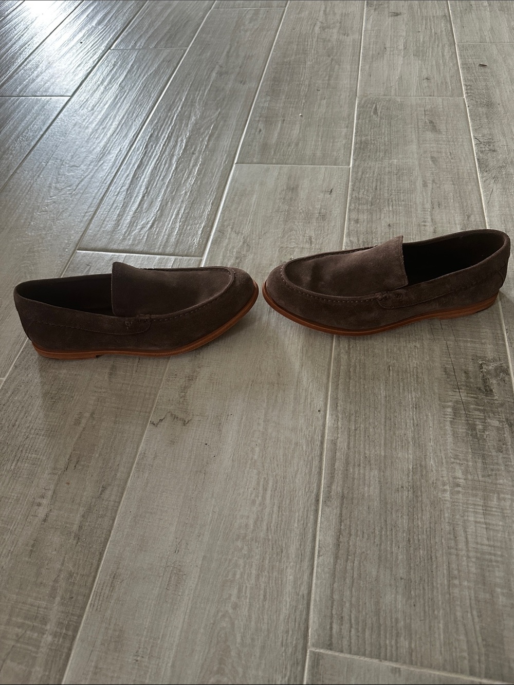 Men's Timberland Boot Company Suede Tauk Point Loafers - Brown - Picture 2 of 6